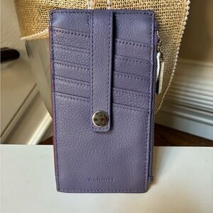 Hammitt 210 West Wallet in Mountain Fig with Silver